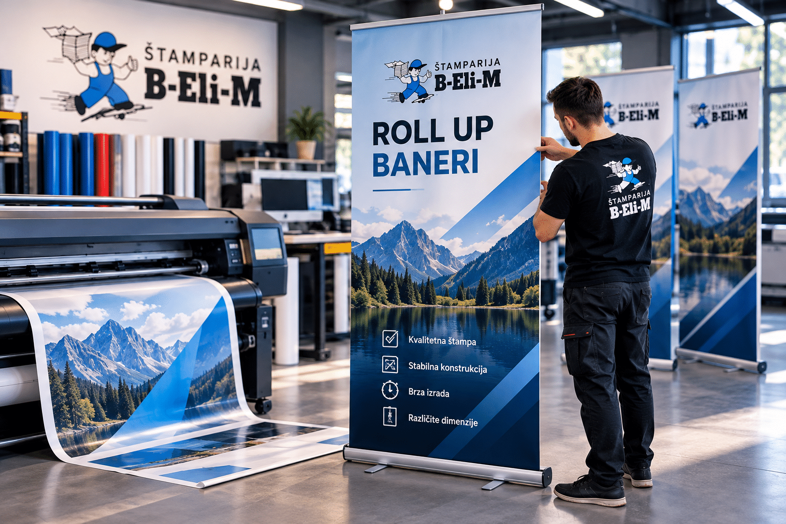 izrada roll up banera tuzla cijena