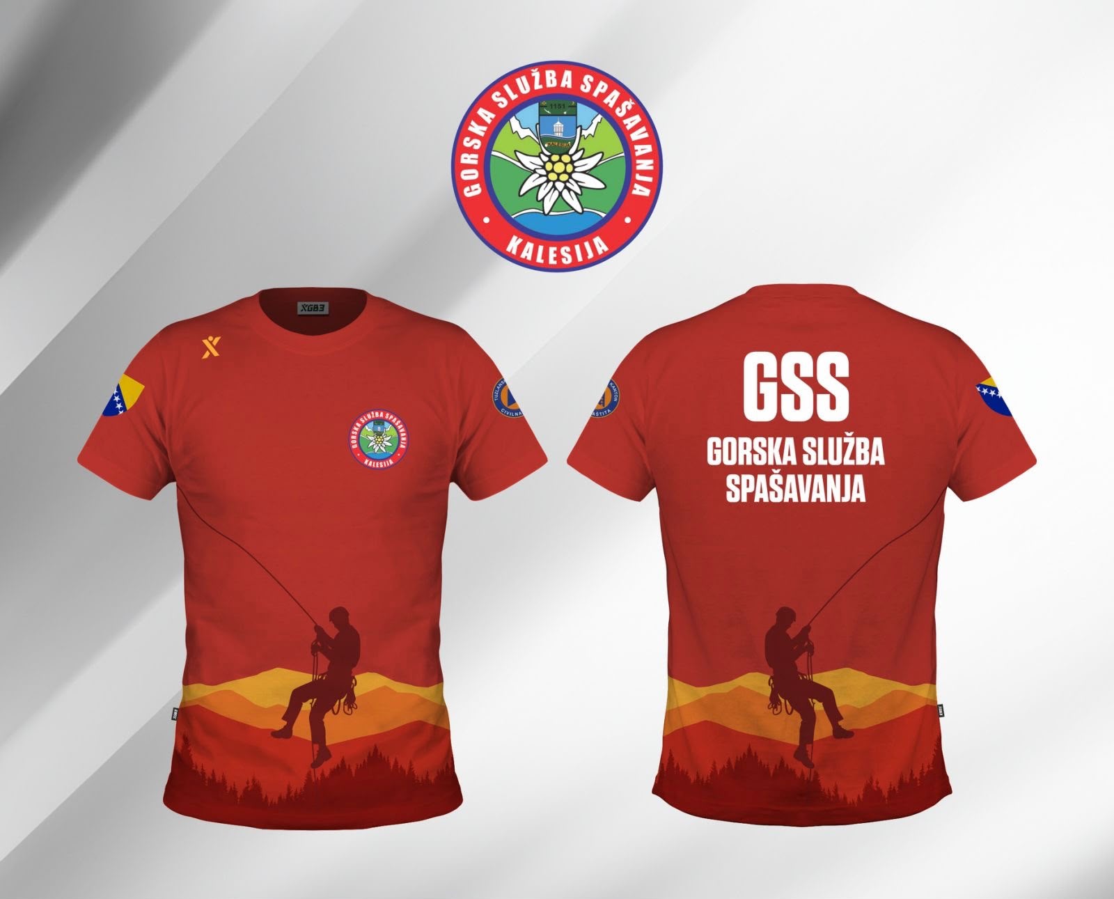 Štampa majica za GSS – Gorska služba spašavanja